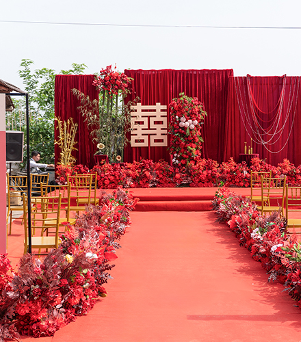 虎城镇农村乡村喜嫁风